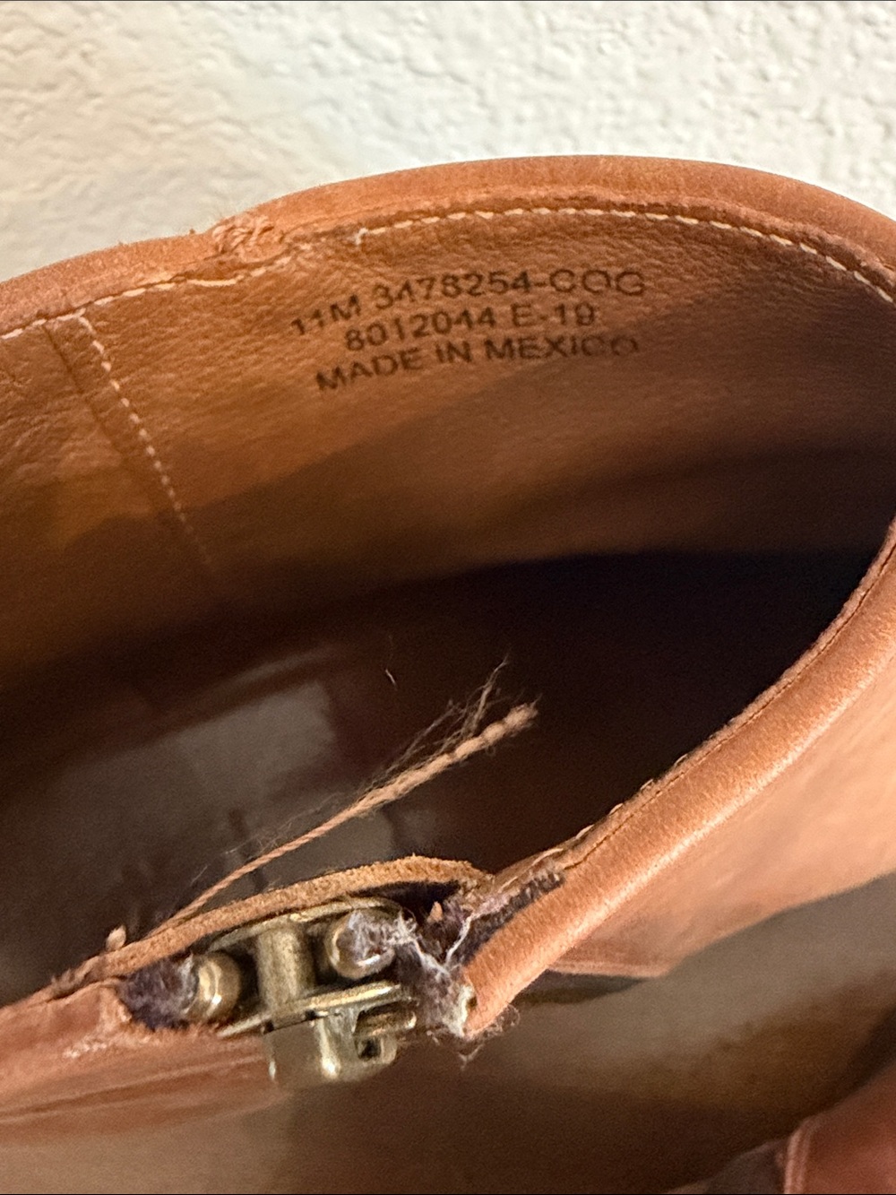Frye Carson Piping Tan Leather Zip Ankle Booties 11 - Picture 7 of 11